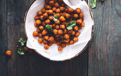 Garbanzos fritos con comino y pimentón