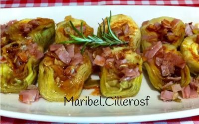 Corazones de alcachofas rellenos