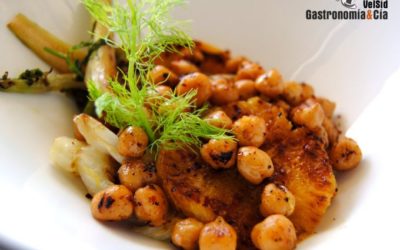 Garbanzos con hinojo y naranja