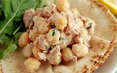 Ensalada de bonito y garbanzos
